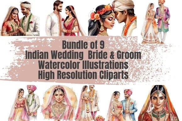 Capturing Celebration: A Designer's Guide to Indian Wedding Clipart