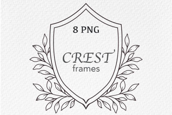 Elegant Botanical Crests for Modern Design Projects