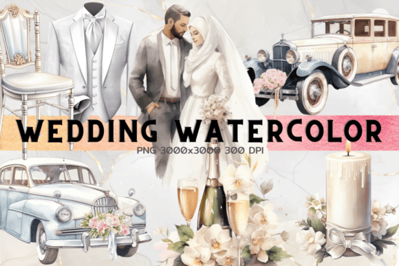 Enchanting Wedding Clipart for Every DIY Project