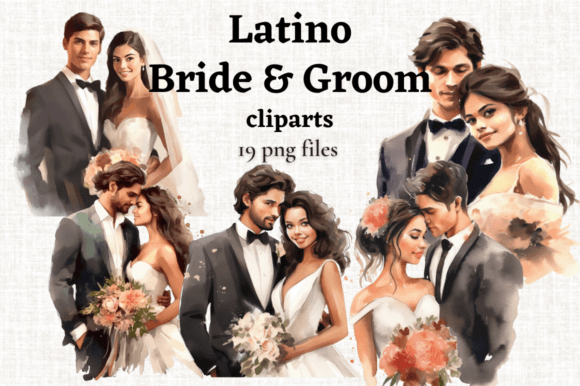 Infuse Your Designs with Cultural Joy: Latino Wedding Clipart