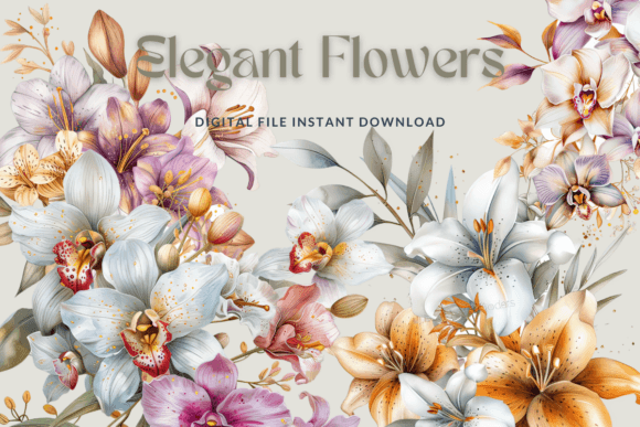 Wedding Flowers Watercolor Floral: Timeless Design for Modern Creators